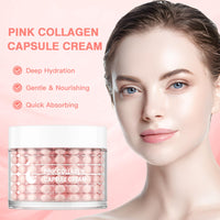 CTUBLIAUNX Collagen Capsule Cream, Deep Hydration Collagen Cream, Anti-Aging Face Moisturizer to Nourish and Soothe Skin, Collagen Face Cream for Smooth & Youthful Glow