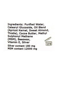 argentum plus Triple Strength Silver-MSM Cream 60 ml