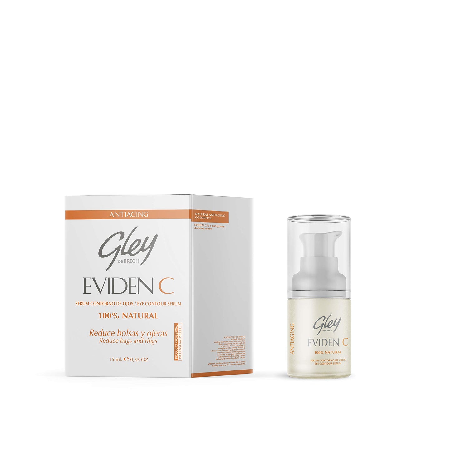 Gley De Brech Gley -Eye Contour Serum with Butchers broom extract and Vitamin C & E -15ml, neutral