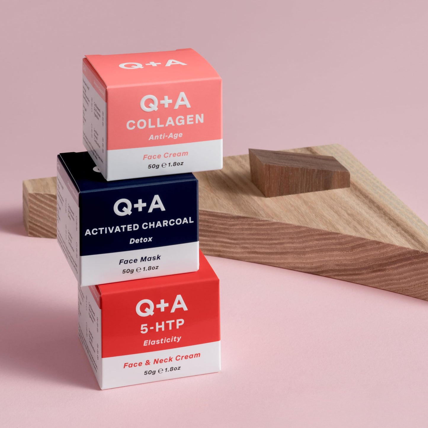 Q+A Collagen Face Cream. A vegetarian, seaweed derived Collagen cream for ageing skin, anti ageing with natural seaweed derived Collagen, and Shea Butter for Ultimate Hydration. 50g/1.8oz