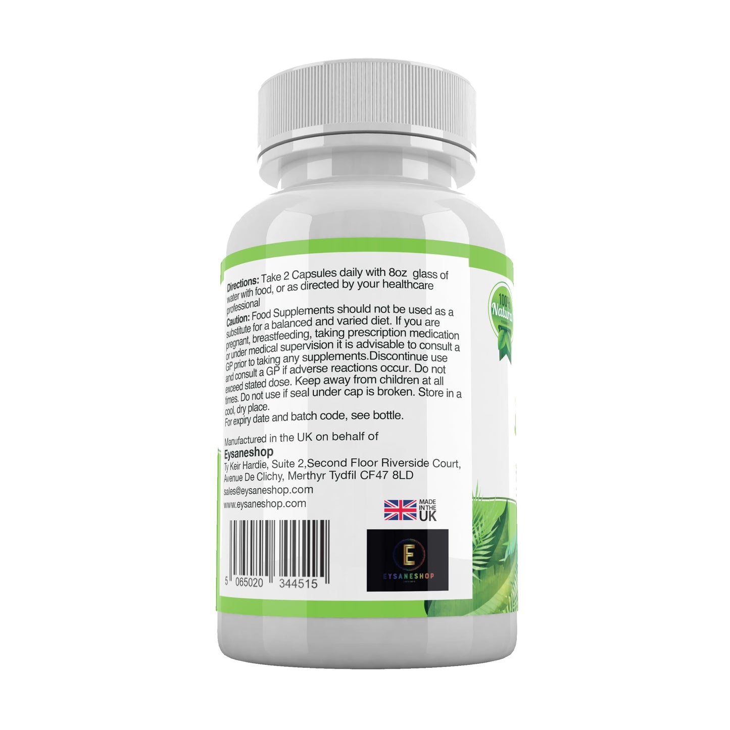 EYSANESHOP Slimjaro - 60 Capsules Food Supplement