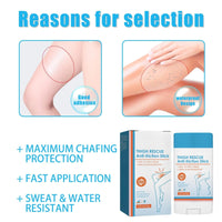 Mubuni 2PCS Anti-Chafe Stick,Anti Chafing Cream Thighs,Anti Chafe Balm,Anti Friction Stick,Chafing Stick,Body Anti Chafe Balm,Glide Anti Chafing Stick,Thigh In/ner Anti-Chafing Balm,Thigh Rubbing Balm