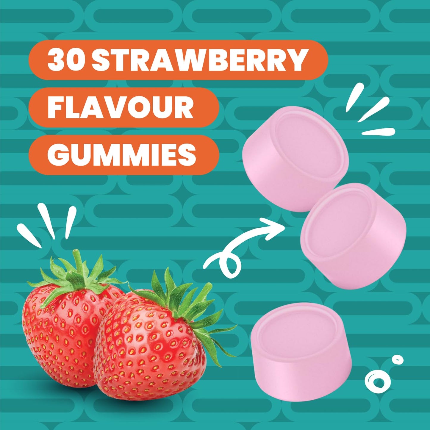 Haliborange Adult Gut Health - 30 Strawberry Gummies