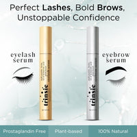 Trinsic Natural Lash Serum - Rapid Growth with Multi-Peptide, Biotin & Hyaluronic Acid - Enhancing & Conditioning Eyelash Serum for Thicker, Longer & Healthier Lashes - Gentle & Safe Advanced Formula