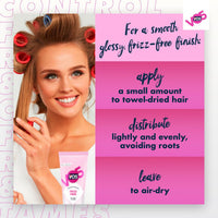 Candybay VO5 Frizz Free Air Dry Cream Controls Frizz, Revives and Tames. Pack of 2, 125ml each.