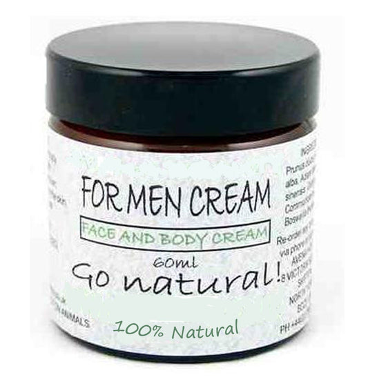 Avena Men's Moisturiser Face Cream: 100% natural for smooth, hydrated, younger looking skin, all skin type 60ml