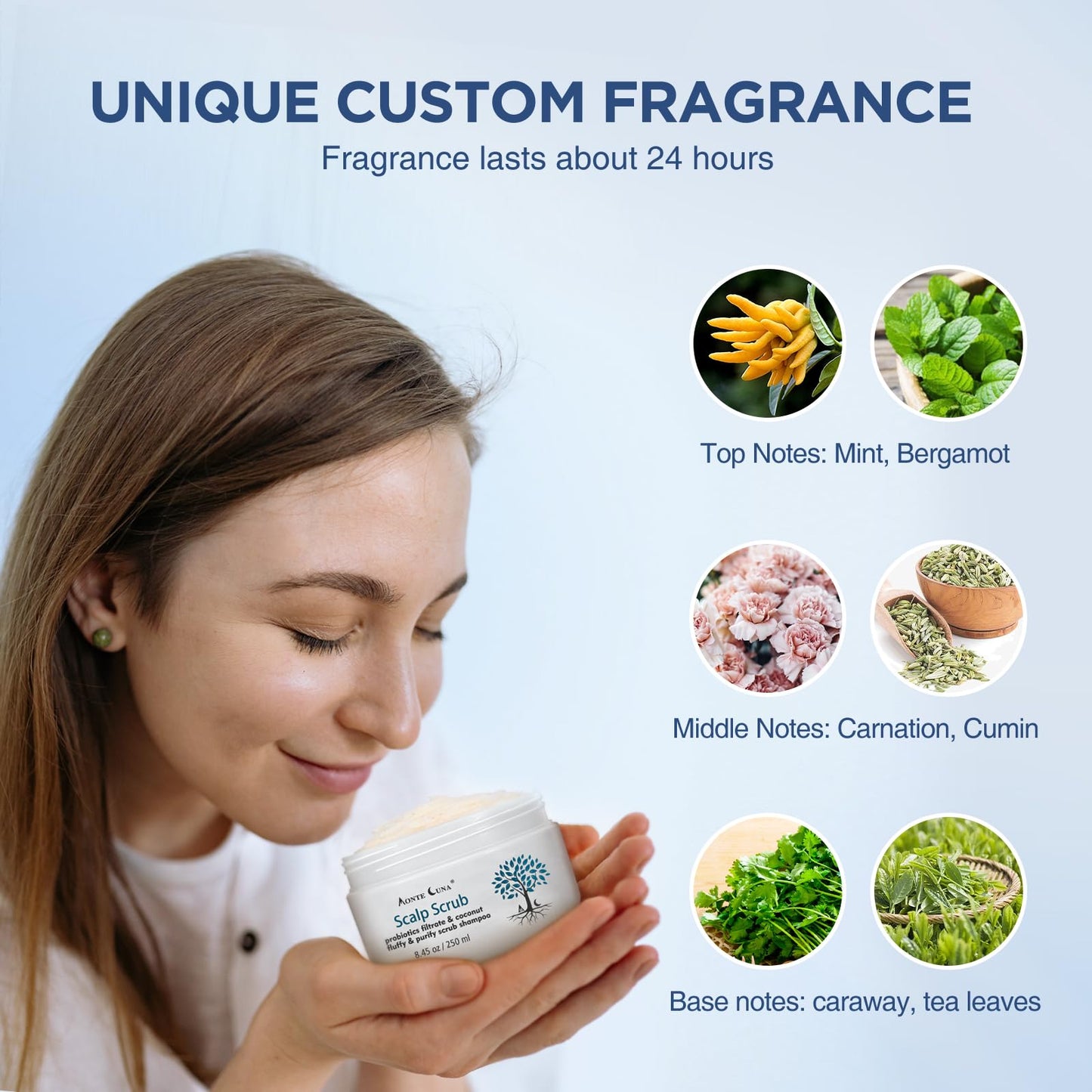 Ingbear Scalp Scrub, Scalp Exfoliator Scrub for Dandruff Treatment, Scalp Treatment for Dry Itchy scalp, Hair Scrub for Deep Cleansing and Hair Care, Anti Dandruff Shampoo Includes Scalp Massager