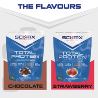 SCI-MX Total Protein Powder • Lean Muscle • Strawberry Flavour • 450g