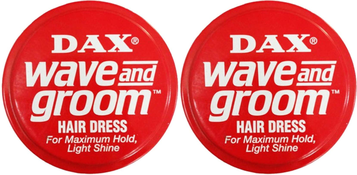 DAX WAX Wave and Groom, professional styling wax, pack of 2 (2x 3.5oz)