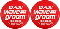 DAX WAX Wave and Groom, professional styling wax, pack of 2 (2x 3.5oz)