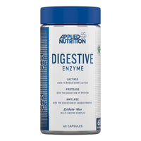 Applied Nutrition Digestive Enzyme - Vegan Digestive Enzymes Capsules, with Lactase, Protease, Amylase, Aids Digestion of Carbohydrates, Lactose, Proteins, Fats, for Flatulence Control (60 Servings)