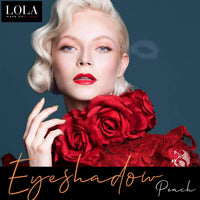 Lola Make Up by Perse Mono Eyeshadow with Natural Ingredients and High Coverage Satin Eye Shadow for Women, Vegan and Cruelty-Free Eye Makeup Cosmetic Palette for All Skin Types, Peach Satin (045)