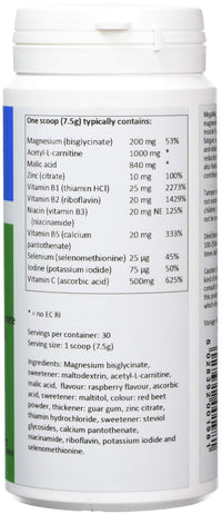 Nutri Advanced - MegaMag Energen Plus Magnesium Powder Raspberry -30 Servings