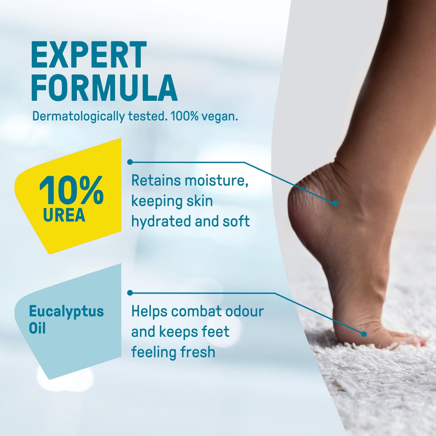 CCS All In One Foot Cream 100ml for Cracked Heels, Dry Feet & Calluses