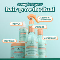 Nature Spell Growth Complex Hair Mask, Sulphate Free, Vegan, 400ml