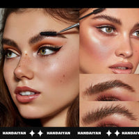 DMQ Eyebrow Soap Kit,Brow Gel,Waterproof Eyebrow Wax,Eyebrow Kit,Brow Gel,Eye Brow Gel Clear,Brows Styling Soap,Long Lasting Brow Pomade,Eyebrow Filler,Eyebrows Styling Wax for Natural Looking Brows