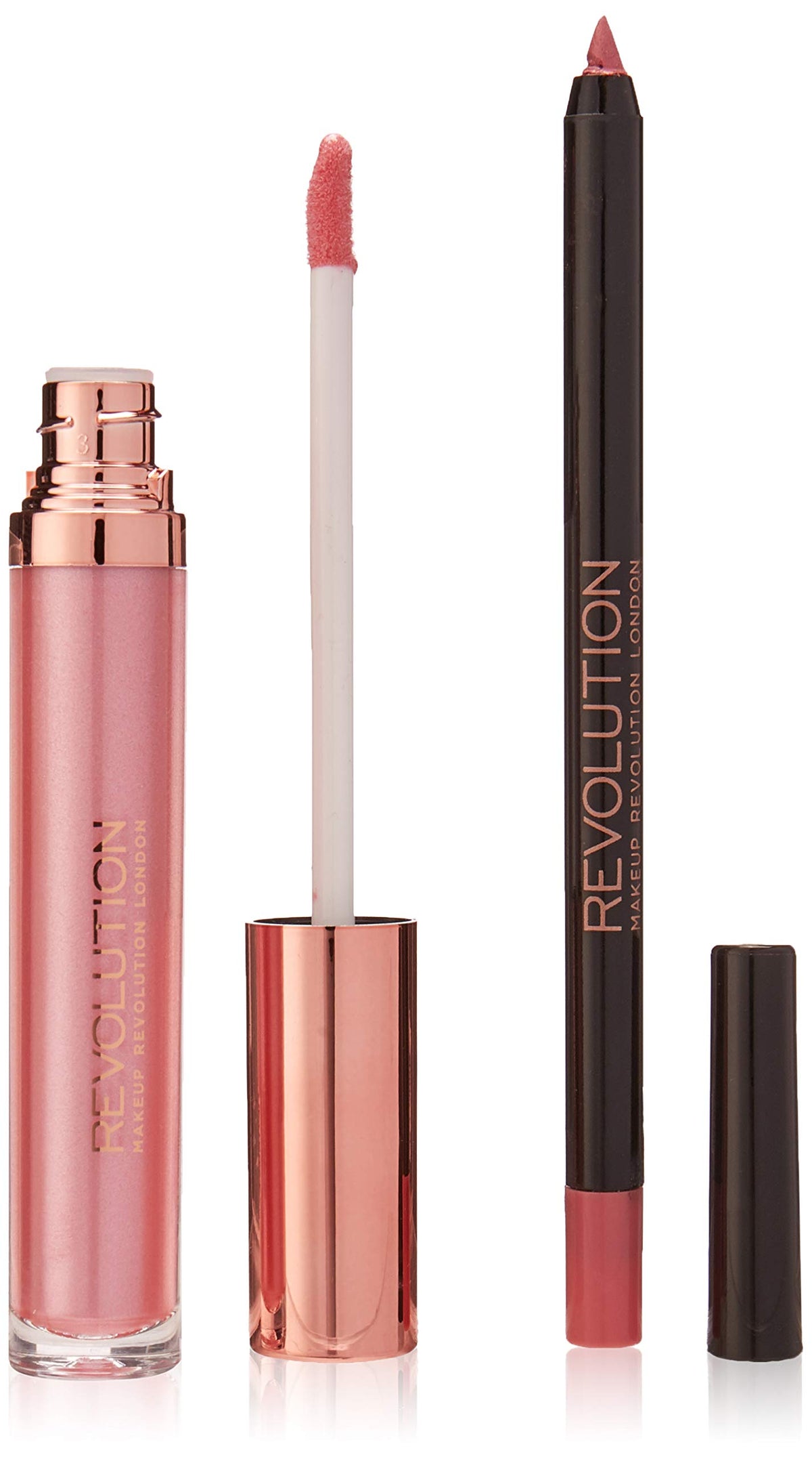 Makeup Revolution RETRO LUXE - METALLIC LIP KIT - DYNASTY - MAKE UP REVOLUTION