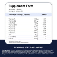 ExSeed Health - Fertility Multivitamins for Men - 3 Month Supply (x3 Bottles) - 60 Capsules per Bottle - with Vitamins, Minerals & Antioxidants - Fertility Supplements - Supports Healthy Conception