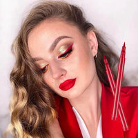 YUYUE-YY Eyeliner Pencil Coloured Eyeline Pen, Liquid Eyeliner Pen Matte Quick Dry Long Lasting Waterproof Eyeliner Pen Smudge-Proof Highly Pigmented Colourful Eye Liner for Eye-Makeup (01#)