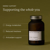 Wild Nutrition WILD NUTRITION Food-Grown Energy Support | with Iron, Vitamin C, and Magnesium - Ethically Sourced - Maintain Energy Levels + Immune Support - 60 Capsules