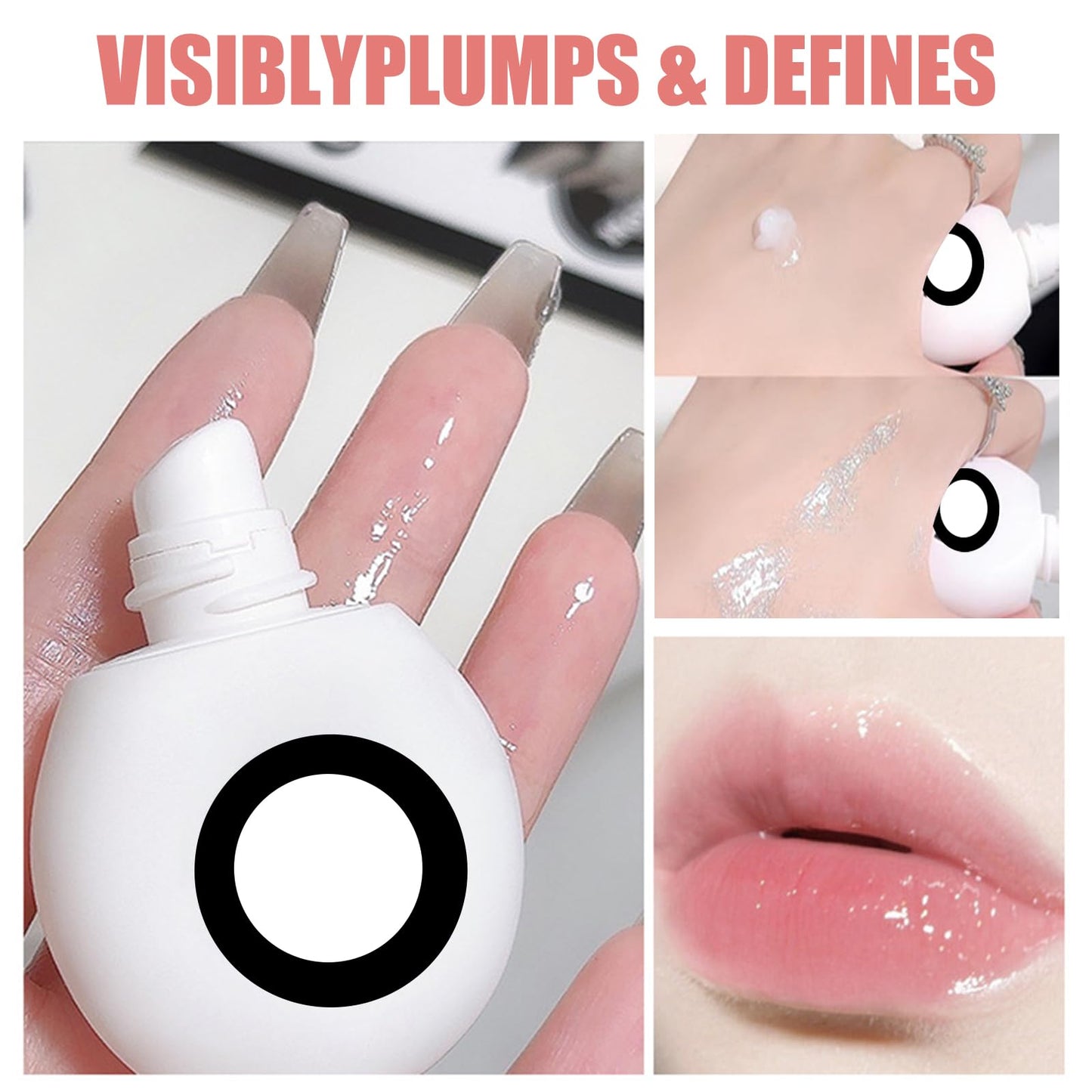 MADGININE Squalane + Amino Acids Lip Balm 4 PCS,New Squalane Amino Acids Lip Balm All-Day Moisture for Dry Lips,Squalane Amino Acids Lip Balm Multi-use for Cuticles & Elbows,Squalane Lip Balm