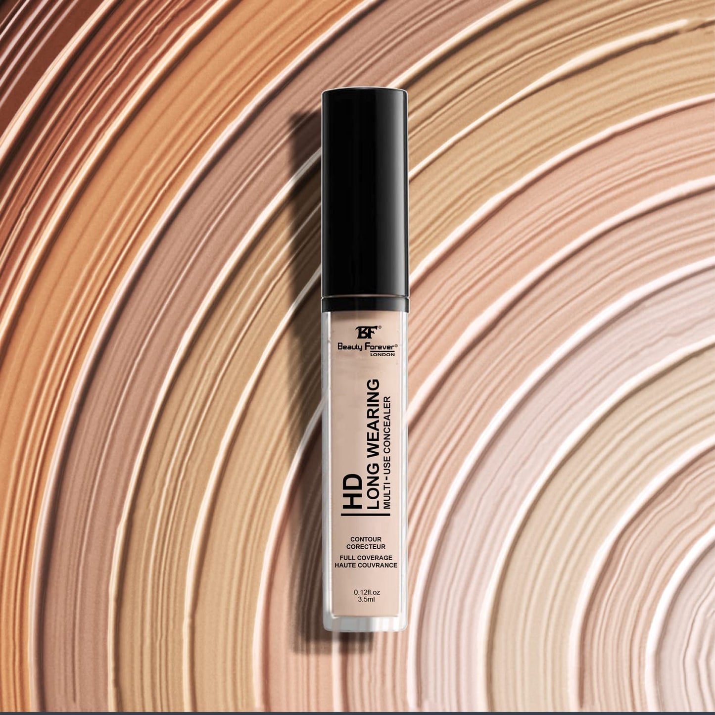 BF Beauty Forever Beauty Forever HD Long Wearing Multi-use Concealer, Emollient Rich Formula, Creamy & Blend-able, 3.5ml (03 LIGHT)