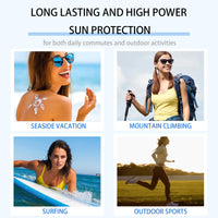 CTUBLIAUNX Sunscreen SPF 50 Daily Defense, Sun Cream Waterproof, Suncream Factor 50 Lightweight & Moisturizing, Face Sun Cream SPF 50 No White Cast, UVA/UVB Protection for All Skin Types (50g)