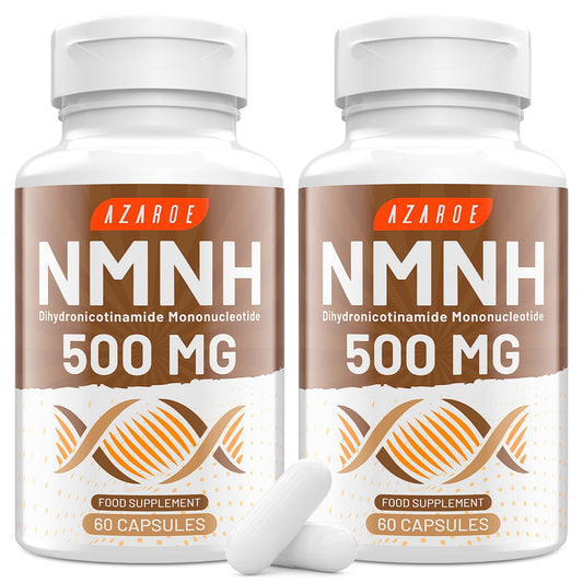 NAD Supplement Alternative, 500mg Per Serving, NAD Supplement to Boost NAD+ Levels (60 Count (Pack of 2))