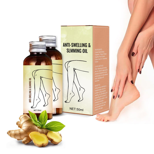 Swellclear Massage Oil for Legs, Swell Clear Lymphatic Drainage Massage Oil,Reduce Leg Swelling Naturally for Women and Men (2PCS)