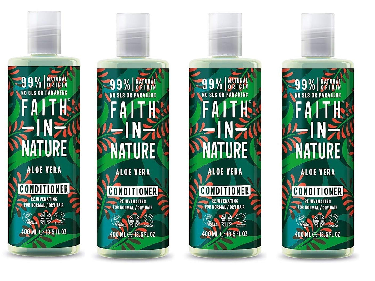 FAITH IN NATURE Faith In Nature | Aloe Vera Conditioner | 4 X 400Ml