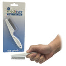 Medisure MEDISURE DURABLE EFFECTIVE SMALL HANDLE FLEA LICE FINE METAL TOOTH KIDS HAIR NIT COMB