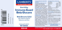 Lamberts Betaglucanos Complex 60 tablets