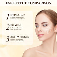 Guegine Anti-Wrinkle Firming Serum Firm and Plump Face Serum Hydrates and Locks in Moisture, Softens the Skin, Suitable for Dry and Loose Skin, and Reduces Fine Lines (30ml*2)