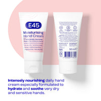 E45 Daily Moisturising Hand Cream, 50 ml (Pack of 1)