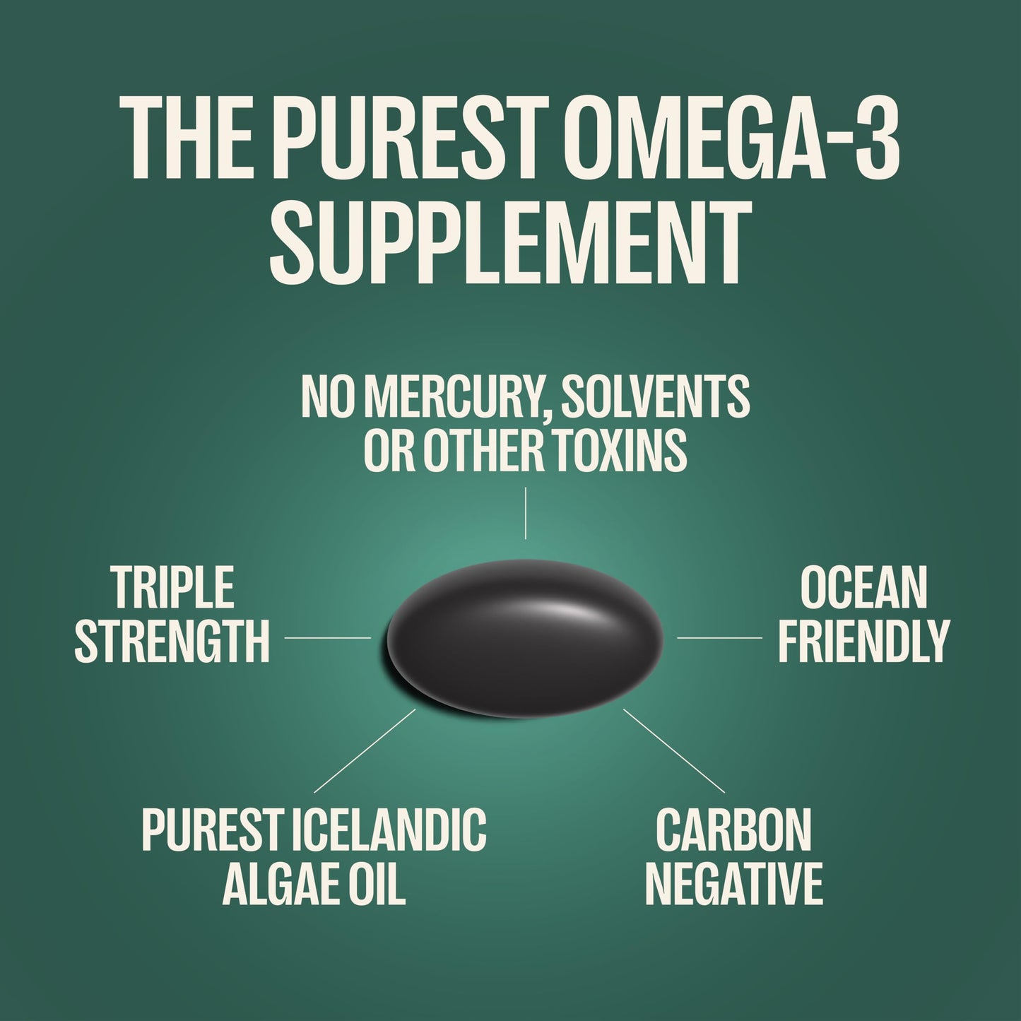 Orlo ORLO DHA – Vegan DHA Supplement (EPA & DHA) – Omega 3 Fish Oil & Krill Alternative – Plant-Based Omega-3 Algae Oil – Brain & Heart Support (60 Mini Burpless Softgels)