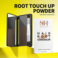 SEVICH Root Touch up, Hairline Powder with Brush, Instantly Conceals Hair Loss, Thinning Gray Hair Shadow Toppers for Women & Men, 48H Makeup Lasting, 8g Large Capacity Black