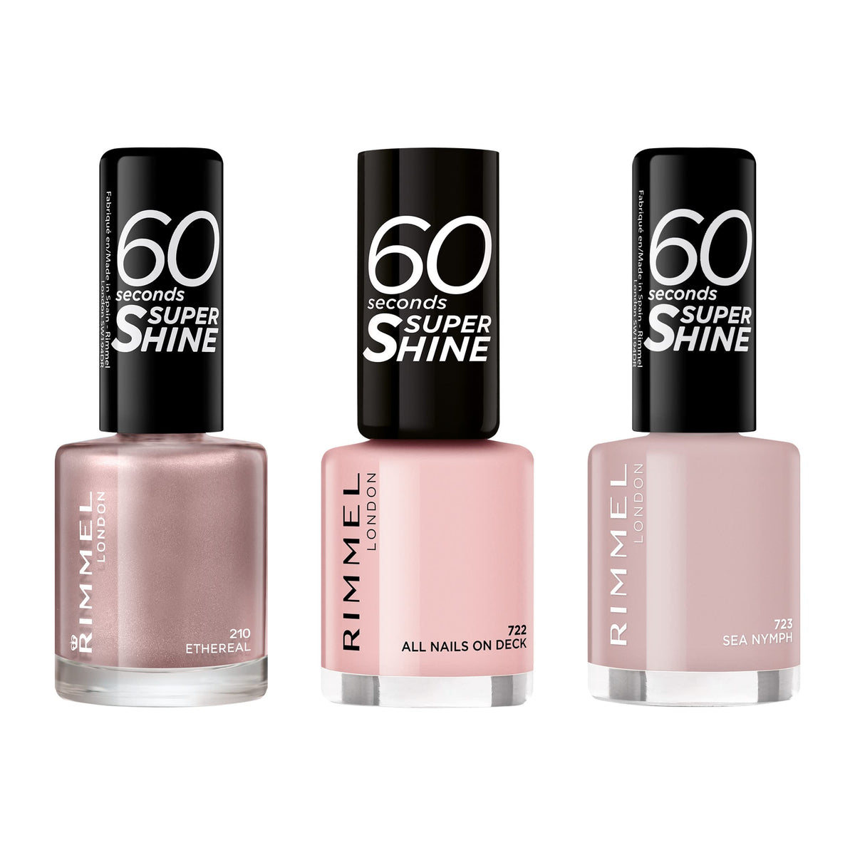 Rimmel 60 Seconds Super-Shine, 8ml, Sea Nymph
