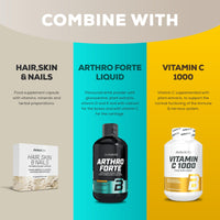 BioTechUSA Clear Collagen Drink Powder, A Refreshing, Flavoured Drink Powder containing hydrolysed Collagen and Sweetener, 308 g, Strawberry & Cranberry