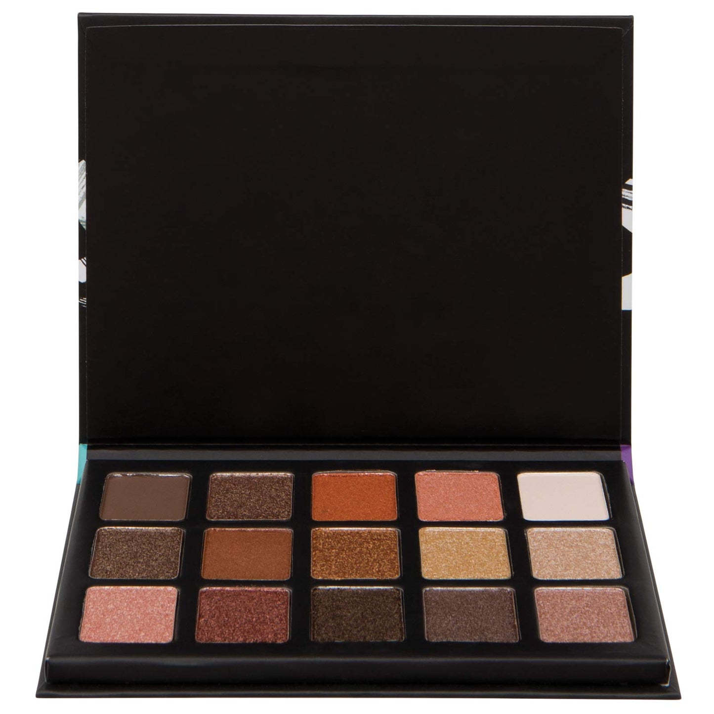 Technic the Main Edition Golden Glow Eyeshadow Palette with 15 Colours Fits Easily in Handbag