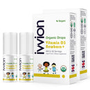 ivvion Ivvion Organic Vegan 400IU, Vitamin D3, 60 Drops – Baby Drop for Infants & Toddlers | USDA Organic, Non-GMO, Plant-Based, No Additives or Preservatives, All Natural, Made in UK – Pack of 2