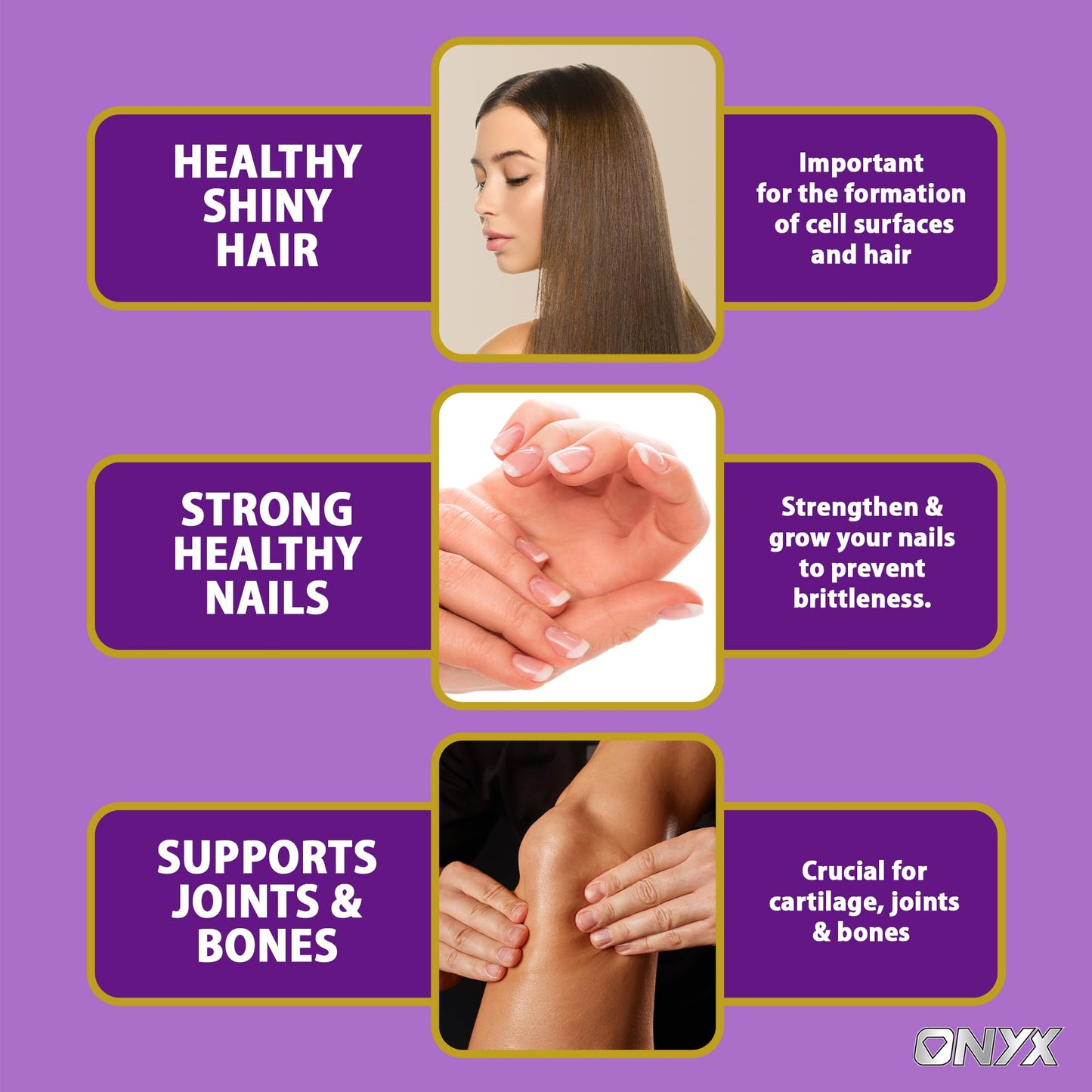 ONYX INGREDIENTS 101 Premium Collagen Powder (Type I, III) Hydrolysed Bovine Collagen Peptides Powder - Halal Certified - 19 Amino Acids - High Levels of All 8 Essential Amino Acids & BCAAs - 150g