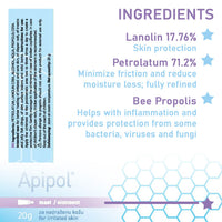 Apipol Propolis Wound and Healing Ointment