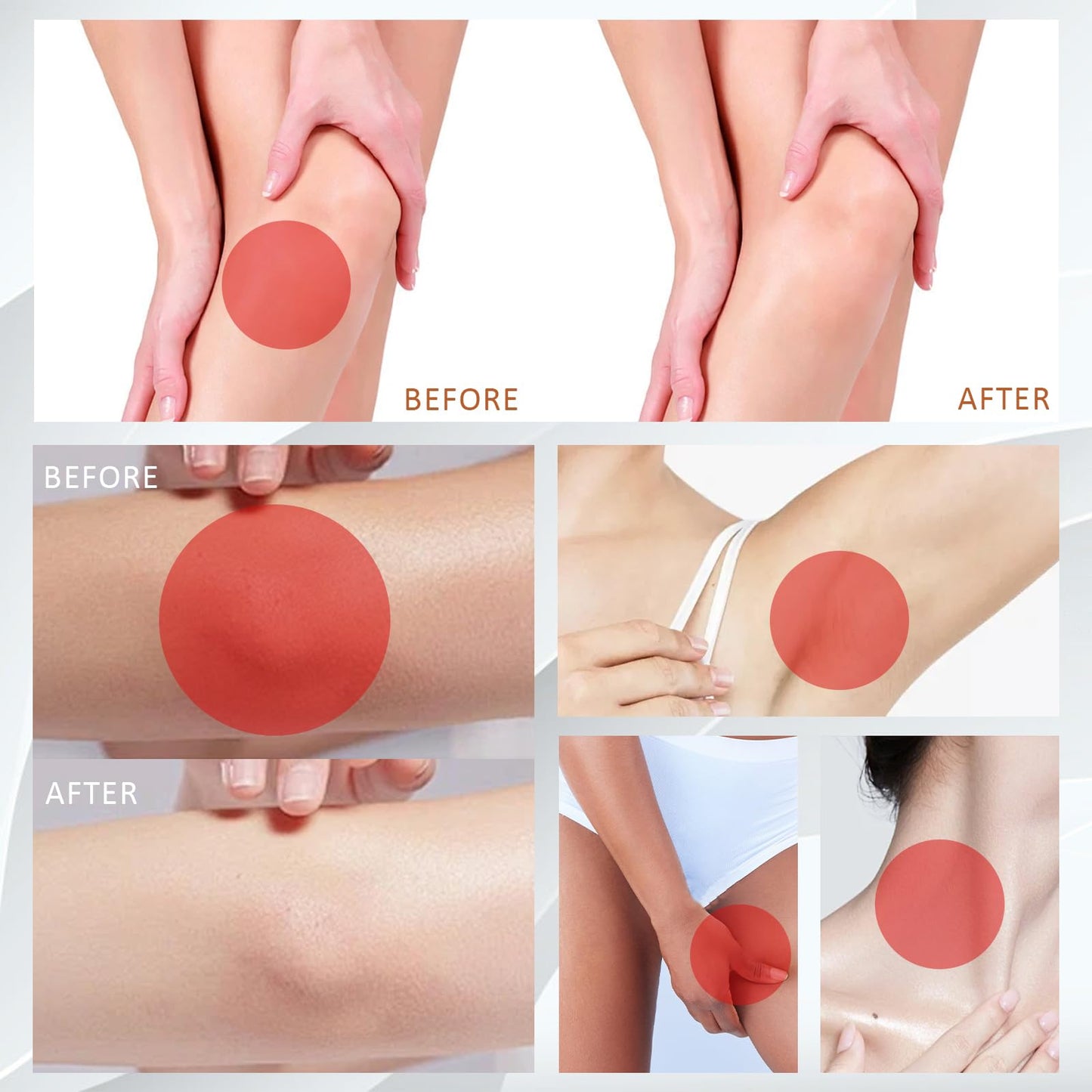 Nadiaen 2 Pack Anti Chafe Balm Chafing Cream, Body Glide, Anti Chafing Stick - Thigh Chafing Prevention Breathable & Sweat Resistant Chub Rub for Heat & Sport 40g