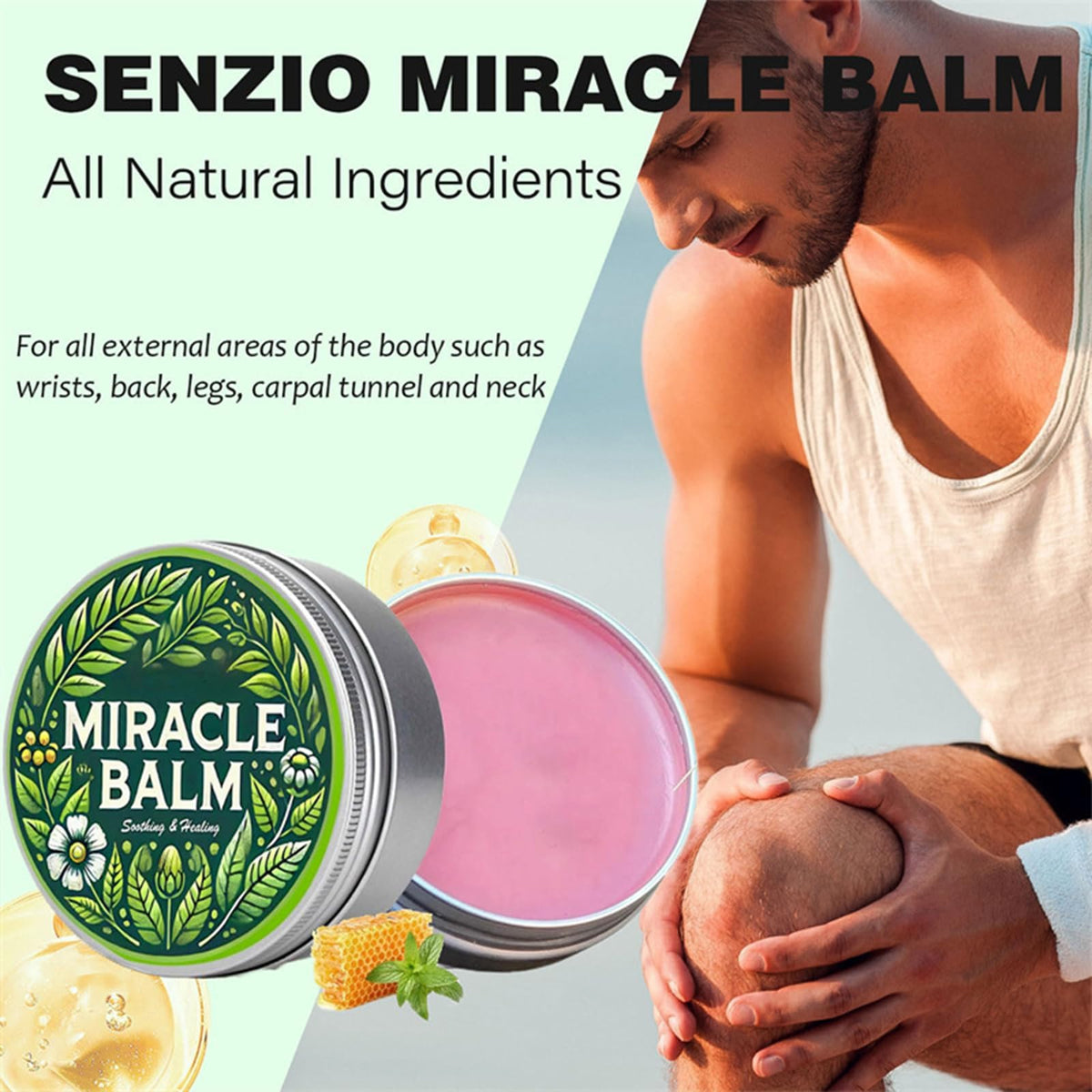 NoraGlaze Miracle Herbal Balm for Legs & Feet - Soothing Foot Cream for Joint Muscle Comfort Deep Moisturizing Balm for Dry Heels Fast-Absorbing, Non-Sticky, Travel-Friendly Skincare