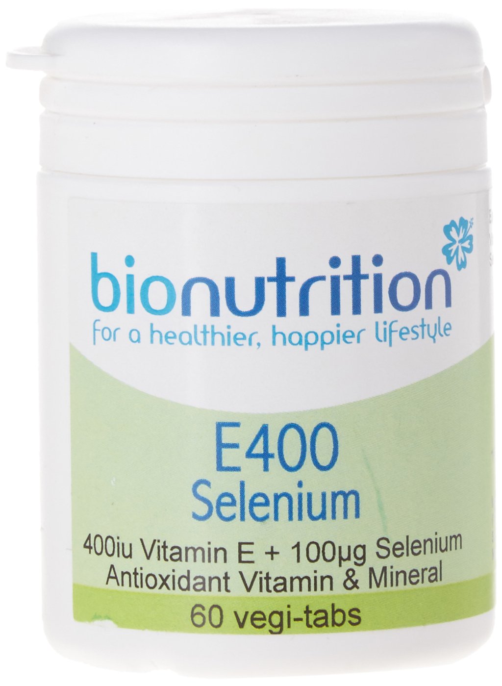 Bio Nutrition E400 + Selenium - Antioxidant and Immune Vitamin and Mineral - 60 vegi-tabs
