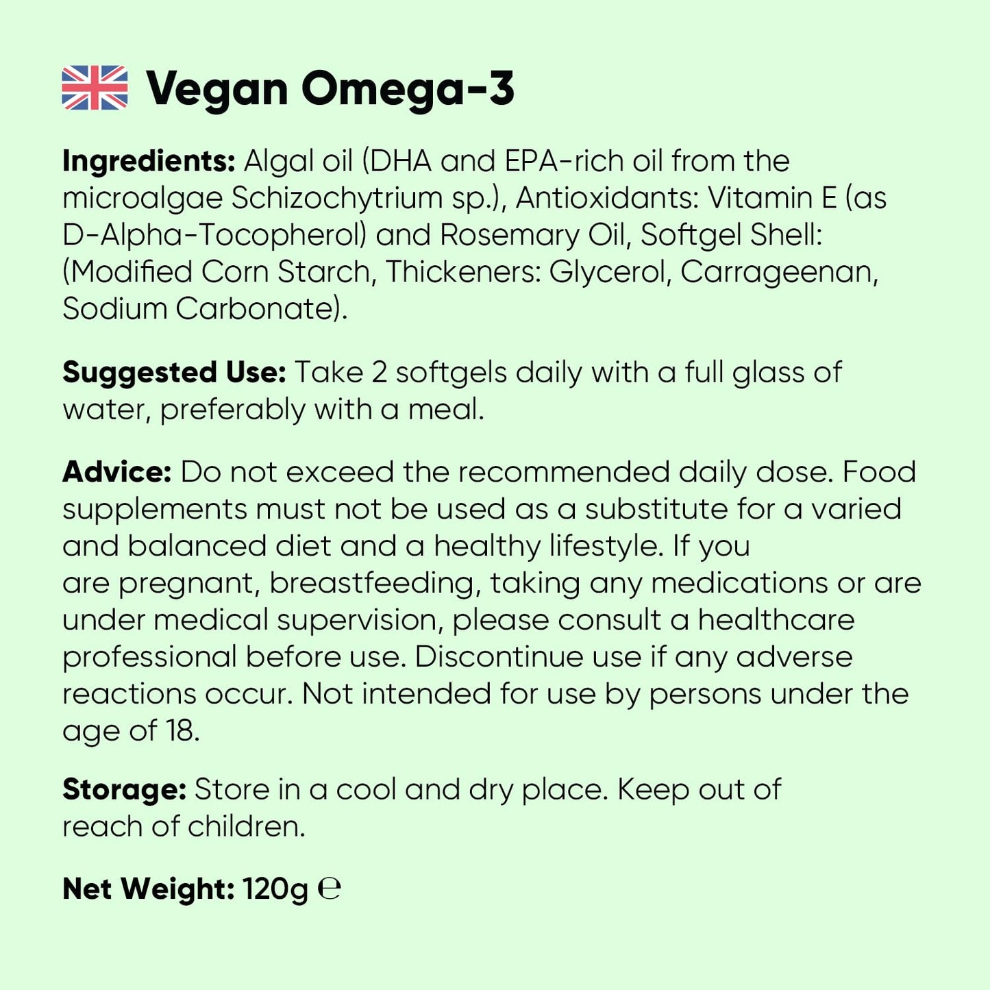 WeightWorld Vegan Omega 3 Supplement - 2000mg per Serving - 90 Softgels - 45 Days Supply - Derived from Algal Oil - 2 Softgels a Day - DHA and EPA-Rich Oil - Omega-3 Nutritional Supplements
