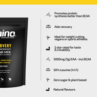 Amino Recovery - EAA & BCAA Intra Workout Powder - Amino Acid Recovery Drink - 5000mg EAA Amino Acids & BCAA Powder - Protect Muscle & Aid Recovery - Sugar Free & Vegan (Apple, 66 Servings)