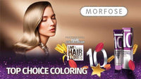 MORFOSE Morfose 10 Professional Hair Colour Cream 100 ml, No. 7.65 Contrast Love Fire