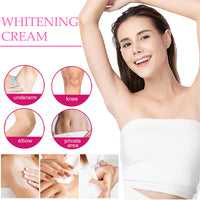 Ninnyi Armpit Cream, Dark Inner Lightening Skin Products for Underarm Thigh Knees Elbows Leg Bum (Colored)