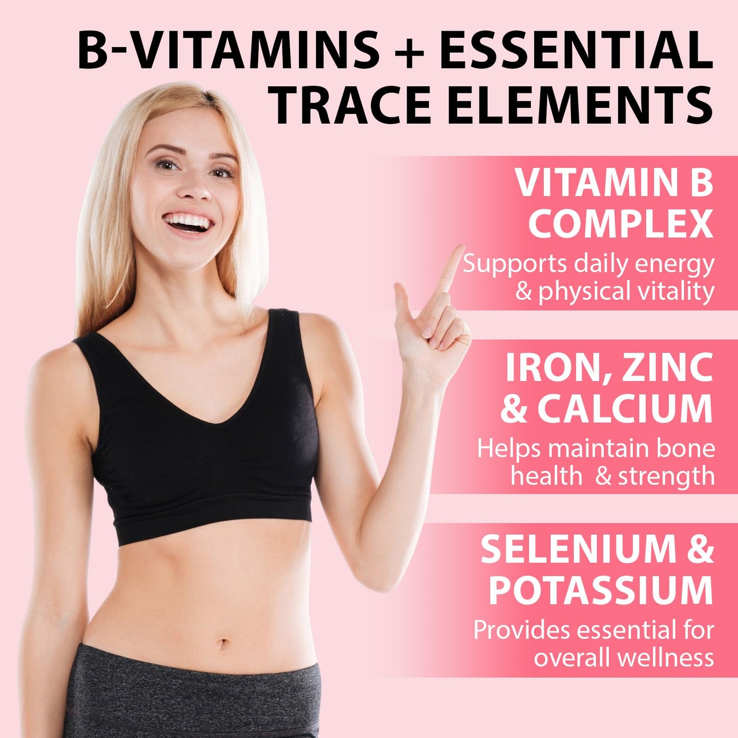 VOSIFSDIY Womens Multivitamin Gummy 60p, Multivitamin for Women, Boosts Healthy Bones Hair Skin and Nails, Boosts Immunity Energy, Strawberry Flavor